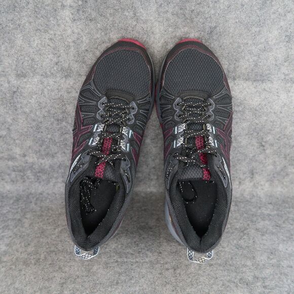 Asics Shoes Womens 8.5 Athletic Trainers Trail Running Gel Venture 7 Active Gray - Picture 7 of 13